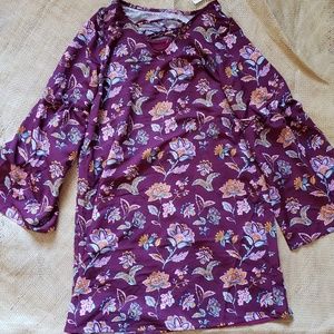 Flower knee dress sz 14/juniors